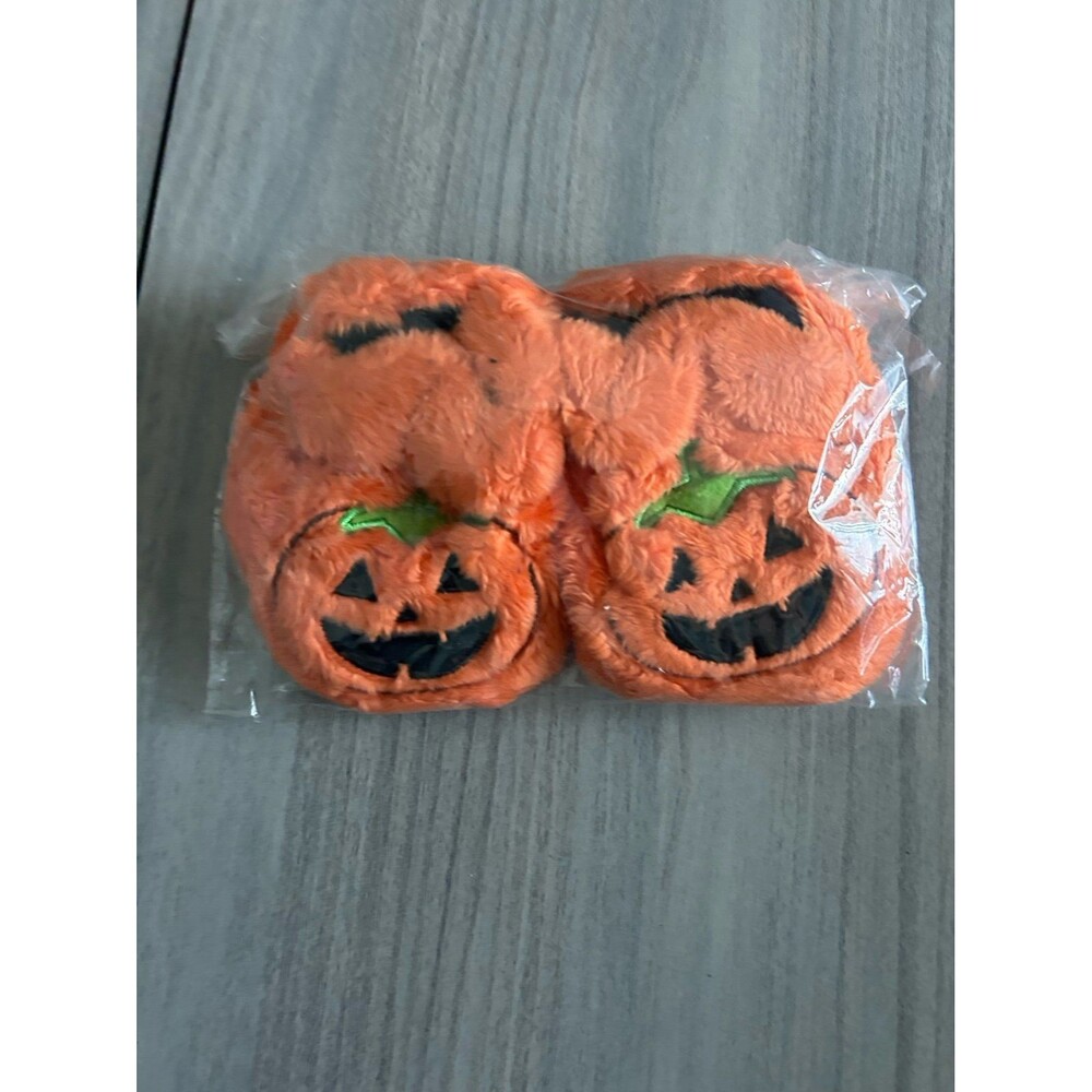 Baby Halloween Pumpkin Plush shoes size 0-6 months